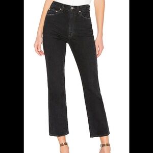 AGOLDE PINCH WAIST HIGH RISE KICK IN PEPPER